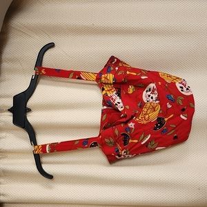 Trashy Diva Asia Holiday (Red color wave) Trixie top - Medium